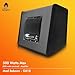Amazonian cars 1000W Smart 10 inch Powered Subwoofer Car, Includes Loaded Enclosure with Amplifier, with Sub Level Control, Vented Subwoofer Enclosure, Black with Hermes Orange, Car Outdoor Audio