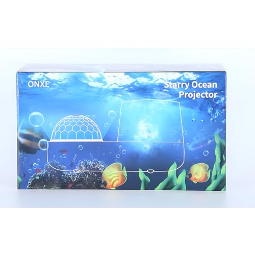 Ocean Kids Night Light Projector,360&deg;Rotating Jellyfish Lamp Projector with 7 Films & Timer Sensory Lights,Baby Toddler Bedroom Ceiling Projector, Birthday Christmas Gifts for Children Adults