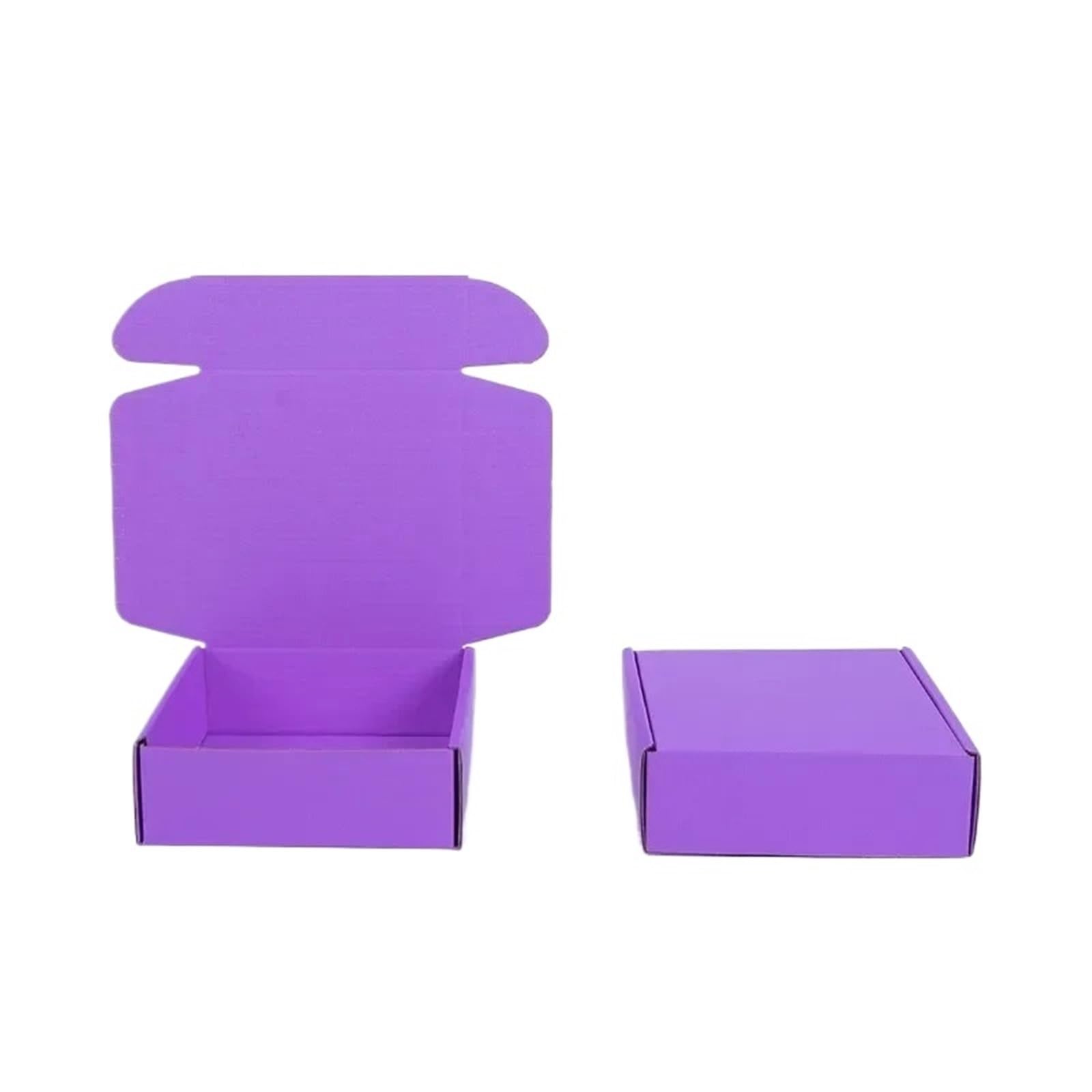 20PCS Airplane Box Colour Square Express Boxes Pack Carton Pink Three Layers Thick Stress Resistance Corrugated Paper Packing For Mailer, Shipping(Colour 010,15x10x4cm)