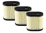 Set of 3. Air Filter 93215  2-3/4 x 1-3/4 x 2-27/32 in  Fits Laser Equipment