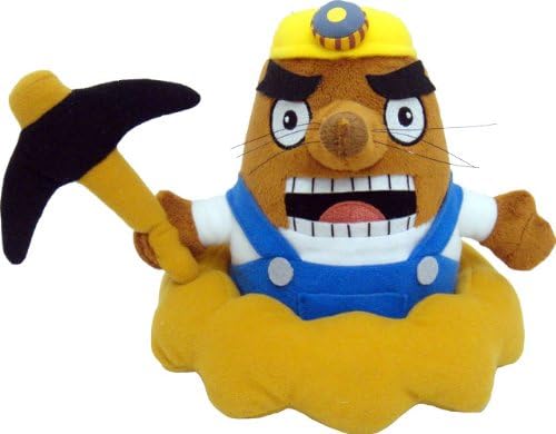 Sanei Animal Crossing New Leaf: Sonny/Mr. Resetti 6.5" Plush