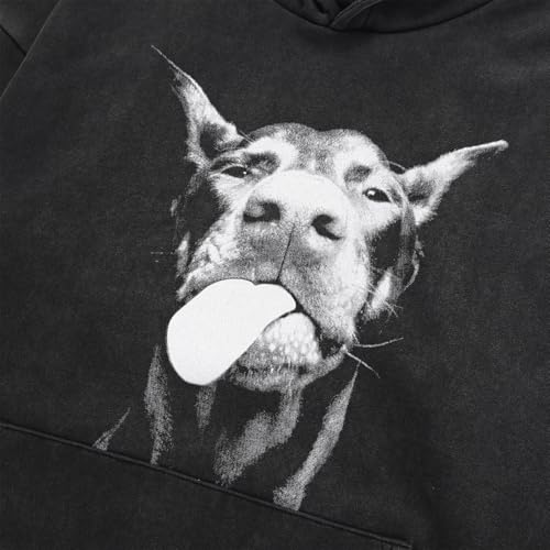 Mens Oversized Hoodie Pullover Unisex Graphic Sweatshirts Hoodies Casual Tunic Vintage Streetwear Aesthetic Top3