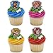 DecoPac Paw Patrol Reporting For Duty Rings, Cupcake Decorations Featuring Chase, Marshall, Skye, And Rubble - 24 Pack