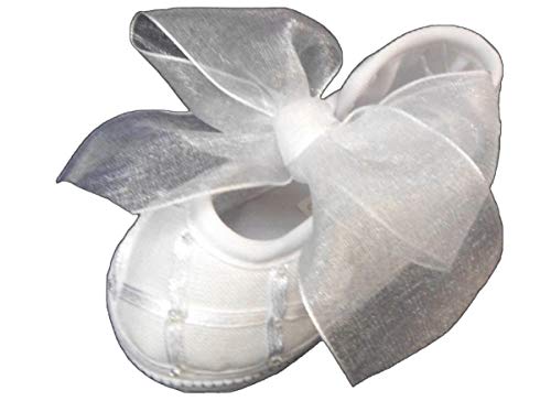 Will’Beth White Christening Shoes A170 (2 (6 Months))