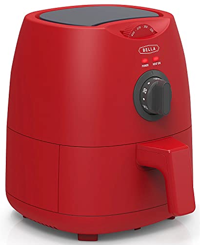 Bella 2-Quart Electric Air Fryer, Red