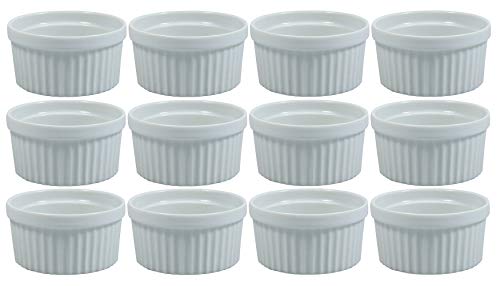 Crème-brûlée-Set Viva Haushaltswaren, 12 x weiße Auflaufform