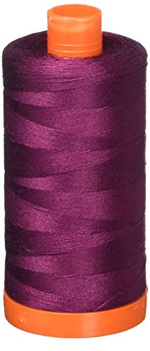 Hilo de algodón Aurifil Plum 50 Weight 1422 yard miniatura 1