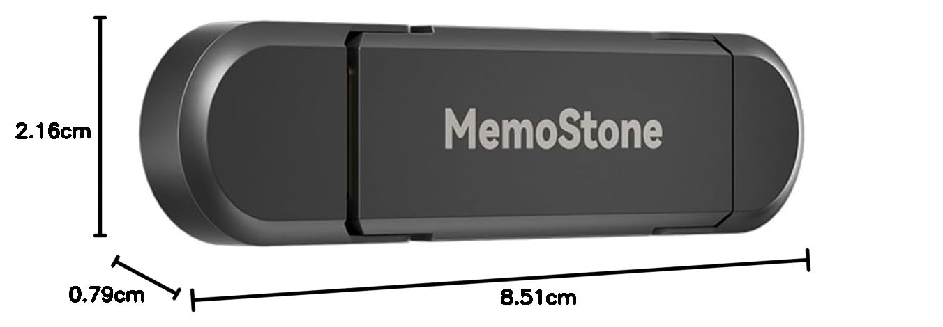 KingSpec MemoStone - SSD esterno da 1 TB, interfaccia USB 3.2 Gen2 Dual Type A/C, fino a 540 MB/s, unità a stato solido portatile perfettamente compatibile con smartphone/laptop/tablet/desktop