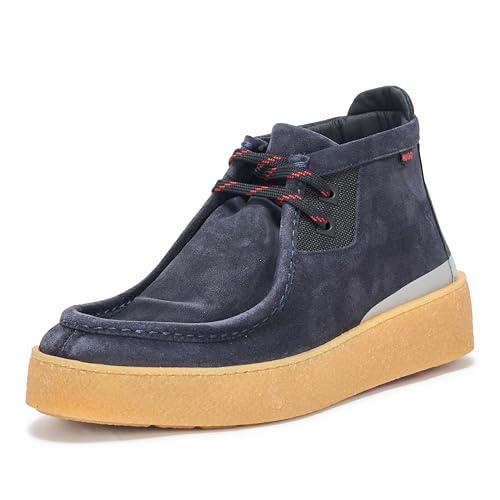 Image of HUGO Men's Evan Suede Modern Derby Shoe