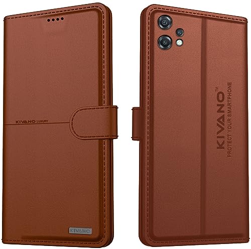 Image of KIVANO Compatible with OnePlus Nord CE 2 Lite 5G Flip Cover | Leather Finish | Inside Pockets & Inbuilt Stand | Shockproof Wallet Style Magnetic Closure Back Cover Case