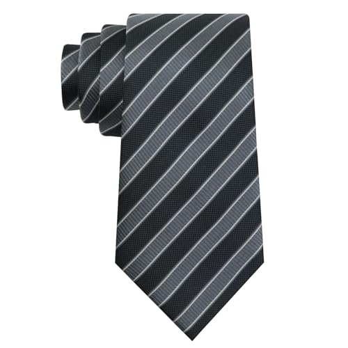 Image of Luckyvestir Striped Ties for Men Classic 3.15 inch Men's Tie Formal Neckties for Business Graduation Dinner Wedding
