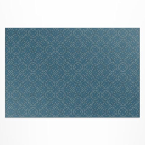 Tapis d'extérieur résistant à la décoloration en PVC imperméable de forme rectangle - 2