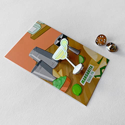 Image of Classic Cocktail Cute Enamel Pins for Bartender Aprons, Jackets, Backpacks and Purses, Shirt and Suit Lapels, Button Badges Brooch Fashion Jewelry