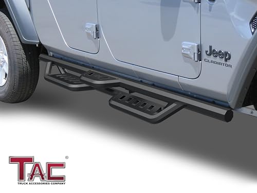 Estribos TAC Gen5HD con 4 pulgadas de bajada para Jeep Gladiator JT miniatura 2