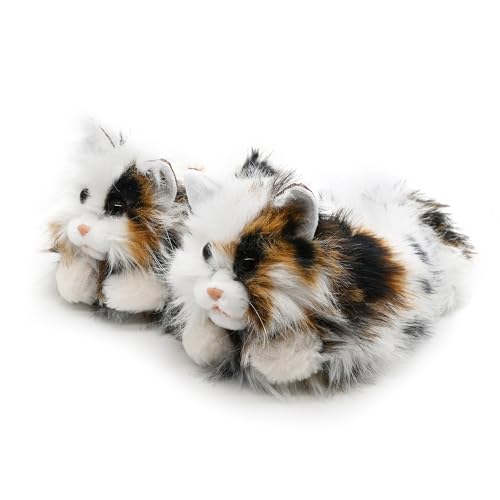 Pantoufles Fantaisie chat Onmygogo et chaussons en peluche pour femme homme et enfant