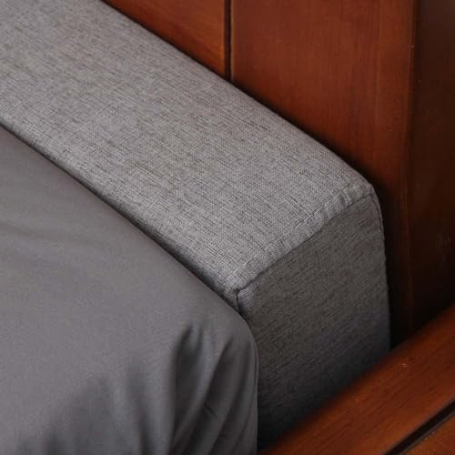 YURRO Bett-Wandspaltenfüller, Memory-Schaum-Kopfteil gepolstert, Matratzenverlängerung, Bettbrücke, Doppelbett-zu-King-Size-Konverter-Set, langes Kissen, 180x10x20cm