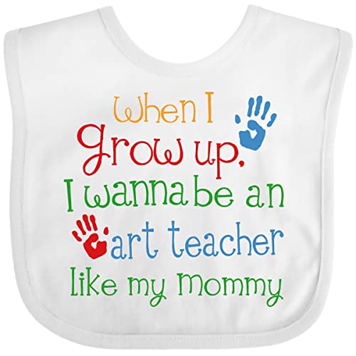 inktastic Art Teacher Like Mommy Baby Bib