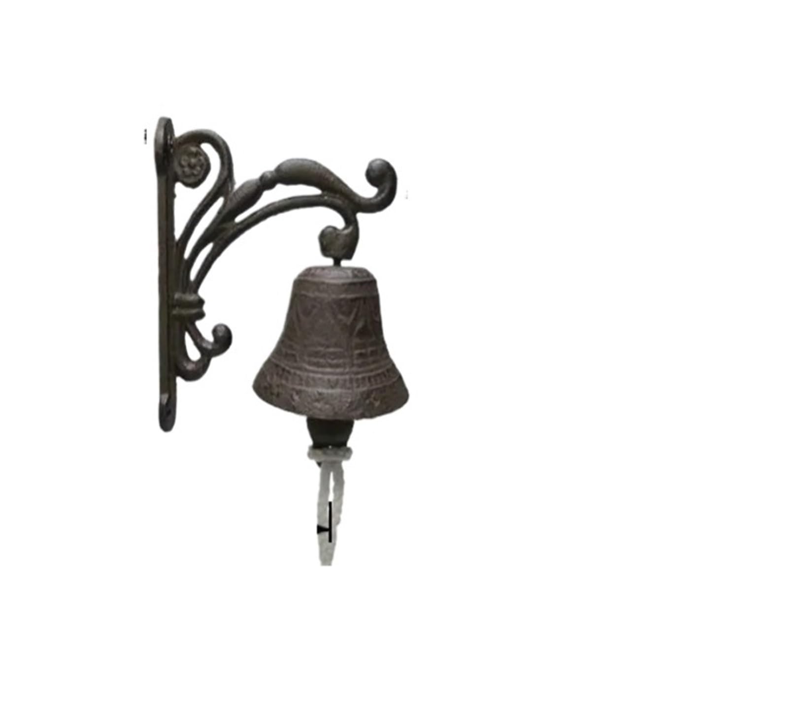 Opigjufd Style 02 Vintage Style Decorative Doorbell Rustic Doorbell Garden Cast Iron Front Door Bell Decorative Wall Vintage Design Entrancs(Style 02)