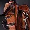 Time Resistance Leather Briefcase - Bag for Laptop Attache Case - Messenger Bag for Men and Women #5