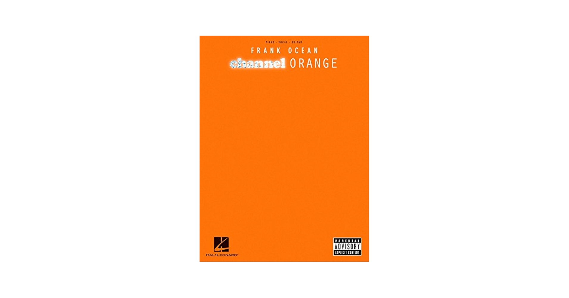 Amazon.com: Hal Leonard Frank Ocean - Channel Orange Piano