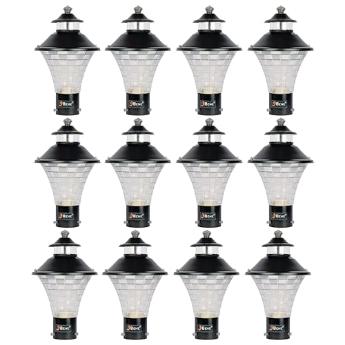 Image of BENE Geruit Outdoor Lamp (Black, 18 Cms, Pack of 12 Pcs)