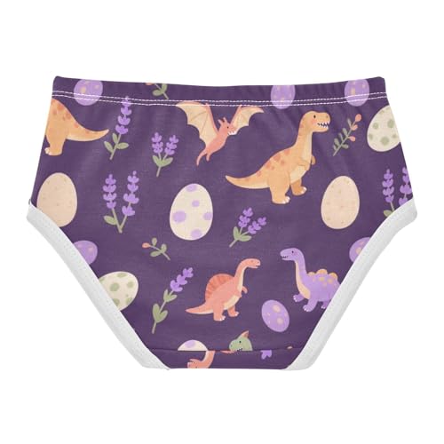 Girls' Underwear Dinosaur Dino Toddle Brief Panties 2-8 Years 203006982