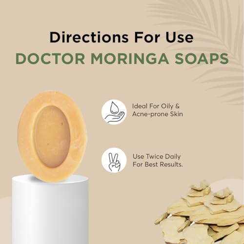 Image of Herbal Handmade Bathing Soap 100gm (3 Piece) | Multani Mitti Soap for Deep Cleansing | Removes Dirt & Impurities | No Mineral Oils | Suitable for All Skin Types