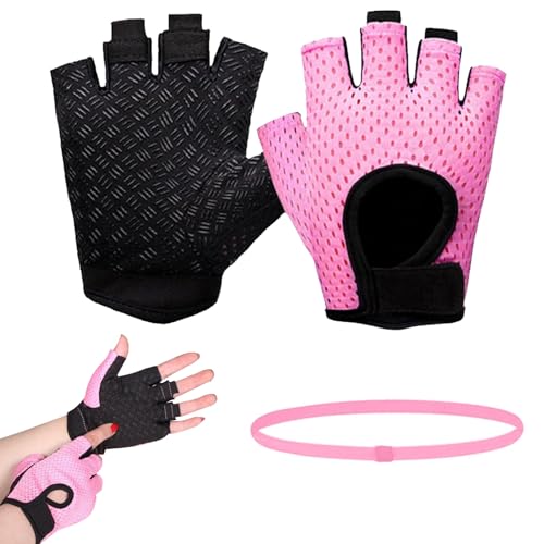 KARELLS Guantes de Fitness, Guantes Gimnasio Hombre y Mujer, Guantes Gym para Levantamiento de Pesas, Guantes Gimnasio, Guantes de Gimnasio para Hombre y Mujer, para Hombre y Mujer, S