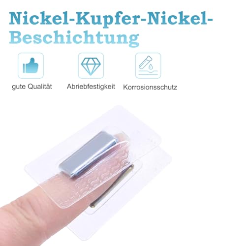 20 Stück Magnete zum Einnähen - Versteckter Magnetknöpfe mit knisterfolie zum einnähen - Hidden Sew Magnetverschluss - Nähen Magnet Knopf für Tasche, Vorhänge, Handtaschen,Lederhandwerk