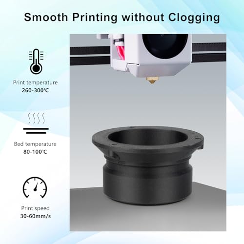 Image of IEMAI PA6 Carbon Fiber Nylon Filament 1.75mm Matte Black 0.5KG, PA6-CF 3D Printer Filament with Superior Strength & Rigidity, Abrasion & High-Temperature Resistant for Functional Parts