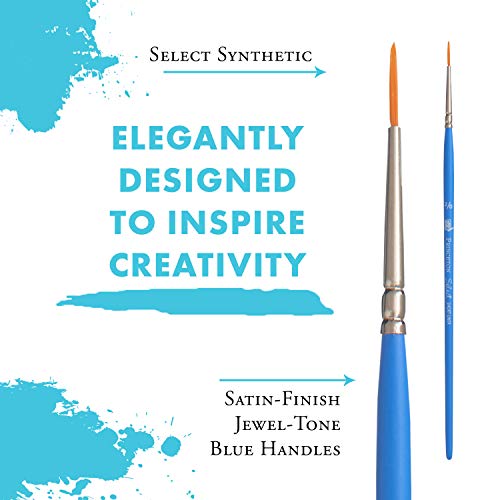 Princeton Tec P3750SL20 Artiste Princeton Select Synthetischer kurzer Griff Nr, Holz, Short Liner, Gr. 2/0