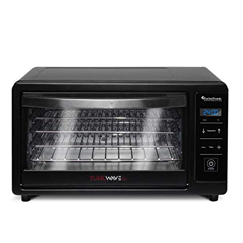 TurboTronic By Z-LINE TurboWave Bio Dörrgerät, Dörrautomat mit LED Anzeige, Temperatur von 35° – 80° Grad, 5 Einlegeboden aus Edelstahl, Dörrer für Lebensmittel inkl. Timer und Rezeptheft - 2