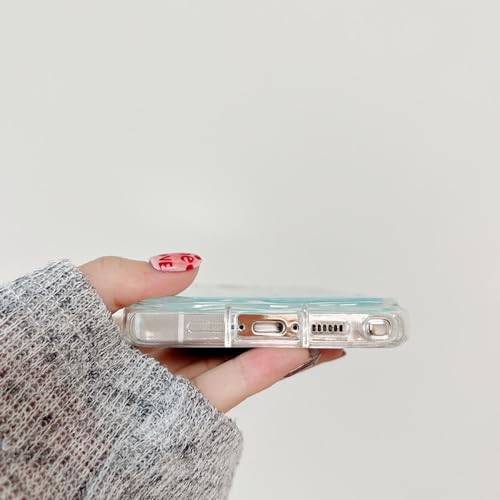 Coque Samsung S22 Plus lumineuse de luxe avec couverture paillettes bleu nuit - 2