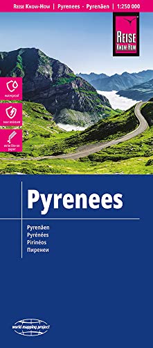 Pirineos y Andorra, mapa impermeable de carreteras. Escala 1: 250.000. Reise Know-How.: reiß- und wasserfest (world mapping project) (Pyrenees (1:250.000))