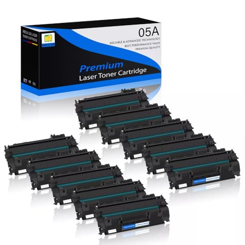 Toner CE505A compatible HP P2035 pour imprimer vos documents pro sans interruption lot de 10
