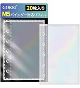 Amazon | GOKEI A7サイズ リフィル 3層構造PPシート A7 ミニ7