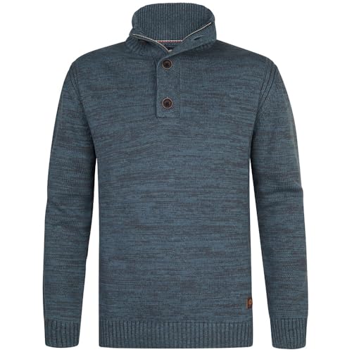 Knitwear Collar Men Petrol Industries Storm Blue L M-ROS-KWC206