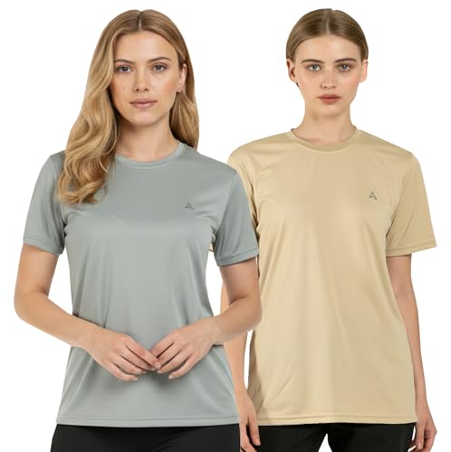 Image of SHAUN Women Loose Fit Tshirt Dryfit(904W02 $P Pack of 2)