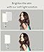 Syntech Selfie Light, 60 LED High Power Rechargeable Clip Light with Soft Diffuser, CRI 95+, Adjusted 3 Light Modes for Phone, iPhone, iPad, Laptop, Video Light for Makeup, TikTok, Live Stream, Vlog