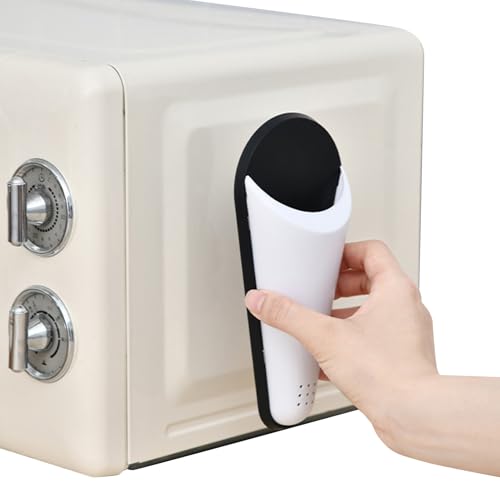 Portatijeras magnético – ABS + imán de 8,3x18,7 cm, soporte para tijeras de cocina, organizador de herramientas de cocina, estante de montaje de almacenamiento | Perfecto para colocación lateral del r