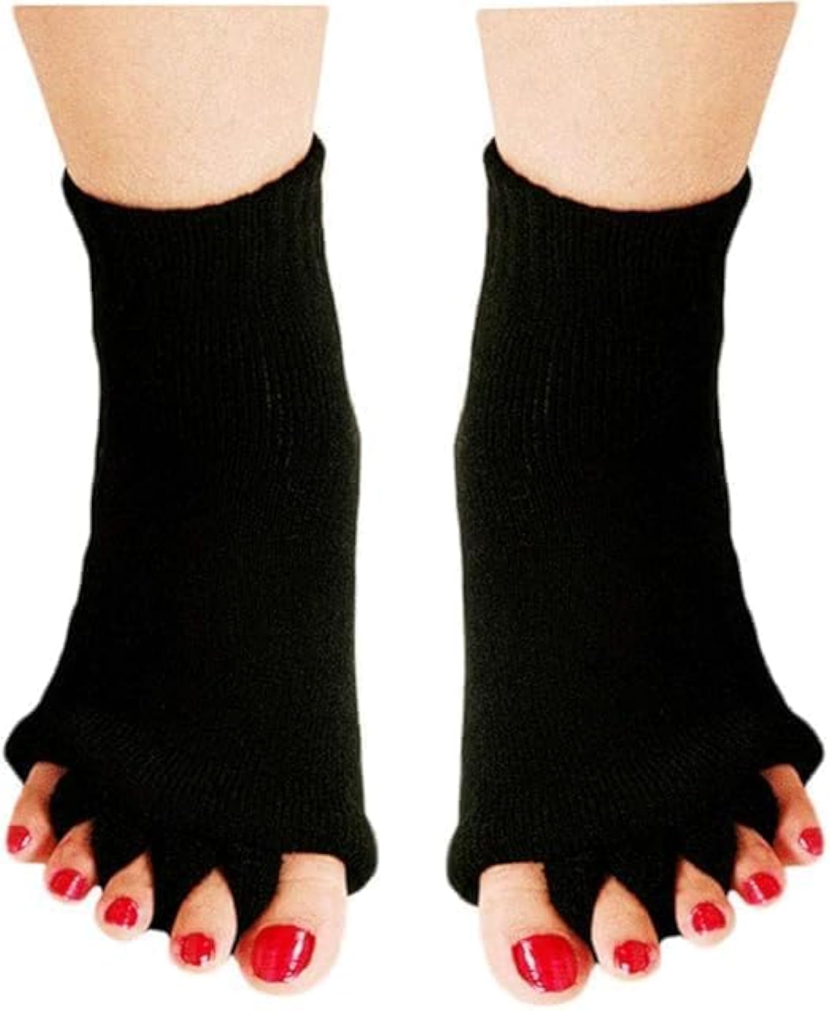 Foot Alignment Socks with 5 Toe Separator, Unisex