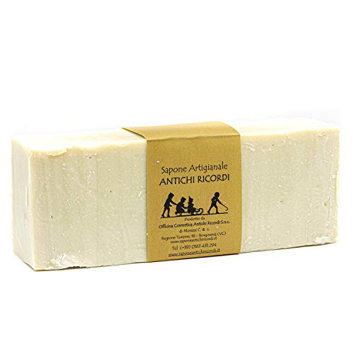Cobblestone Recuerdos – Jabón Natural Artesanal 100% Aceite de Oliva Marsella Barra de 1 KG- Stop al prurito-