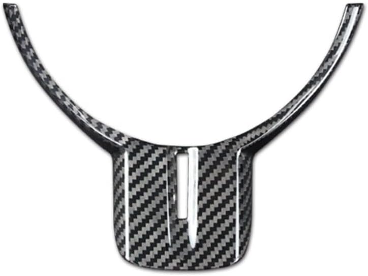 New Carbon Fiber Steering Wheel Cover Compatible with Toyota GT86 GT 86 2012-2020 (Black)