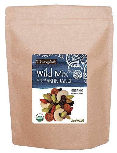 Wilderness Poets, Song of Abundance Wild Mix - Organic Raw Superfood Blend, 2 Pound (32 Ounce)