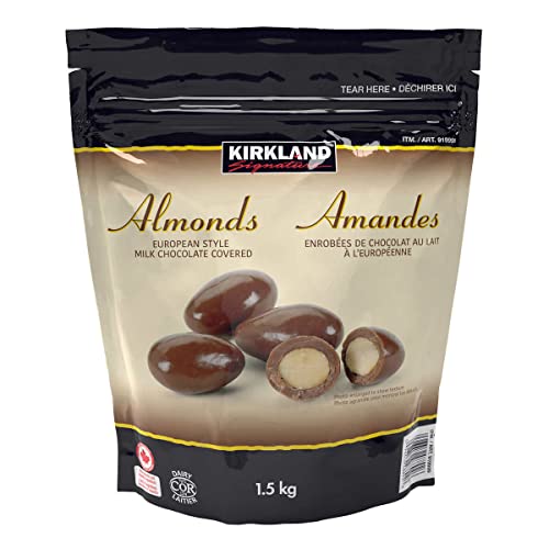 Kirkland Signature Milk Chocolate Covered Almonds, 1.5 kg