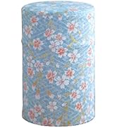 Japanisch Tee Dose 100g Traditionelles Yuzen Washi-Papier Made in Japan für Losen Tee mit Innende...