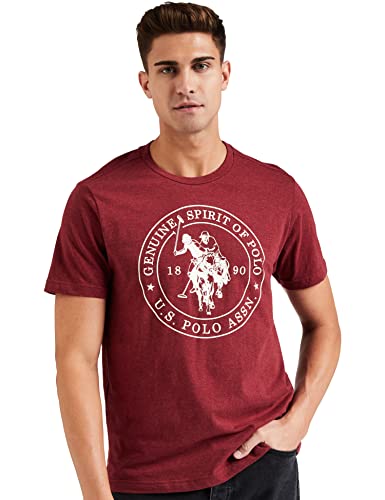U.S. Polo ASSN. Men's I643 Comfort Fit Printed Lounge Cotton T-Shirt