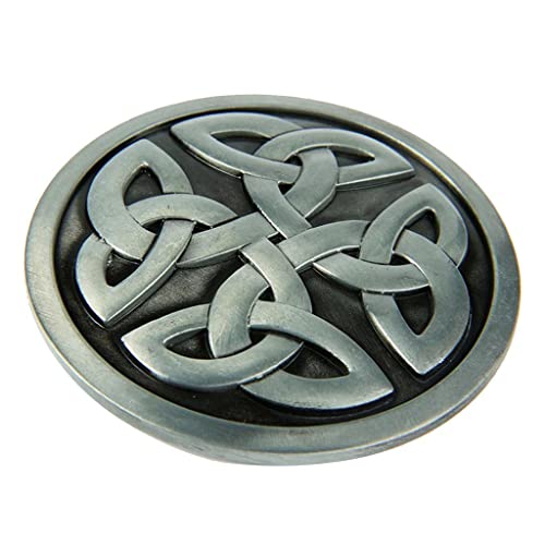 Colcolo Antigo Padrão Decorativo em Relevo Celta com Fivela de Cinto Estilo Cowboy