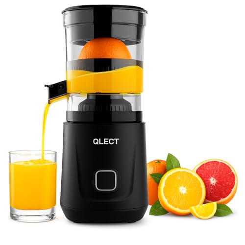 Qlect Electric Citrus Juicer, Full-Automatic Orange Juicer Squeez...