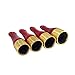 LUBINSKI 4 Sizes Cigar Nozzle Holder Pure Copper Resin Sculpture Pattern Cigar Pipe Set Gold